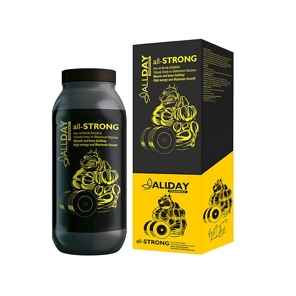 ALLDAY All-STRONG Muscle and Bone Builder High Energy and Maximum Growth